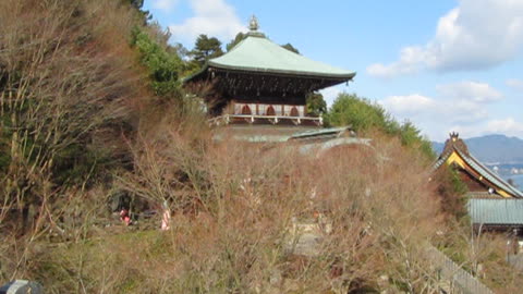 Japanese Temple Panorama and Zen music