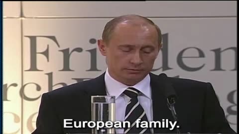 World defining Putin Speech 2007, Munich Conference