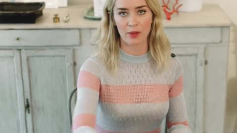 Emily blunt 1 minute interview