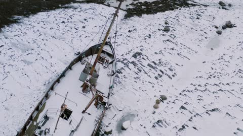 Drone spotted abandoned ship near Dunkirk