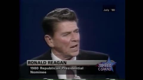 Reagan says "Make America Great Again."