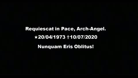 Flores para um Anjo. RIP Arch-Angel - Liberation Y