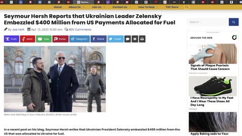Explosiver Bericht: Selenskyj hat 400 Mio. Dollar gestohlen 14. April 2023