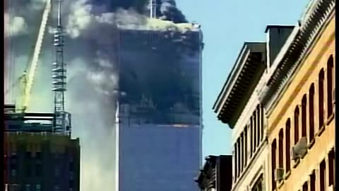WTC 9/11 Video by WNBC-TV Unknown w/ Reporter Joe Avellar (Enhanced Video/Audio & Doubled FPS)