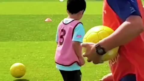 Cute Baby Girl Plying Football So Cute Girl