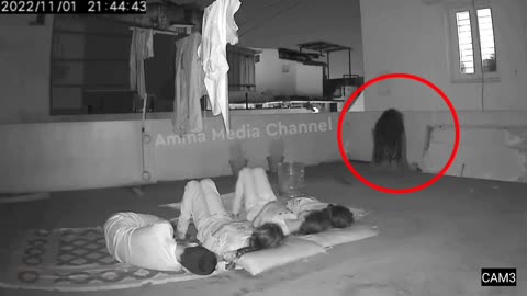 The real ghost CCTV has been reported to chase away 4 people