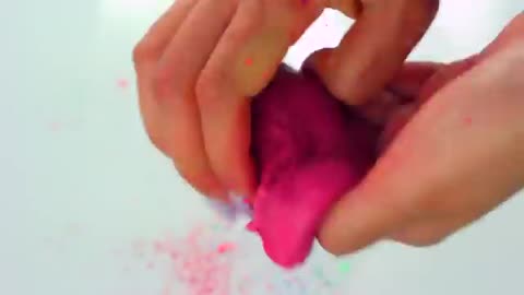 Mixing Pigment into Slime// Duochrome Satisfying Slime ASMR Video Compilation