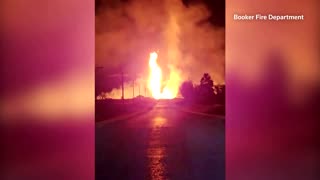 Gas pipeline explosion rocks western Oklahoma