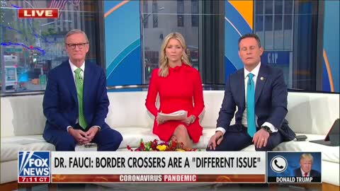 Trump Tells Fox & Friends That Biden and Fauci Have Made America a 'Dumping Ground'
