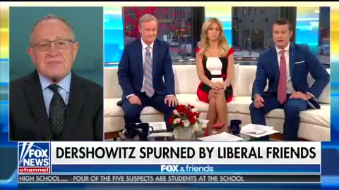 Alan Dershowitz shunned by 'tolerant liberals' for defending Trump's civil liberties.