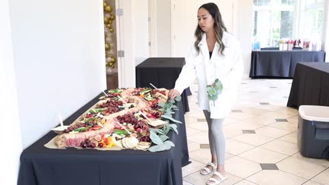 MAKING A CHARCUTERIE TABLE FOR A DESTINATION WEDDING | Utah grazing table for 60+ guests