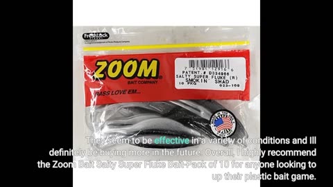 Customer Feedback: Zoom Bait Salty Super Fluke Bait-Pack of 10
