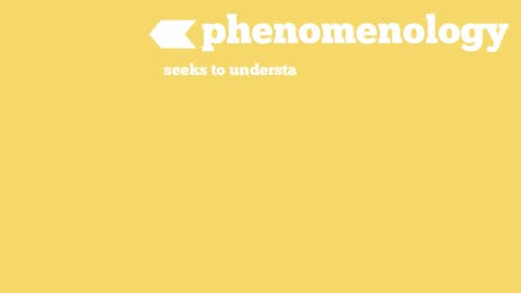 Understanding Phenomenology