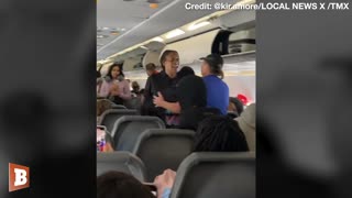 Woman CARRIED Off Frontier Flight Allegedly Tried to BITE Officers