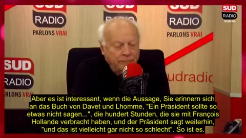 Die Prankster Vovan und Lexus, die sich als Petro Poroschenko ausgaben, französischen Ex-Präsidenten