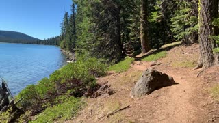 Central Oregon – Paulina Lake “Grand Loop” – Shoreline Paradise