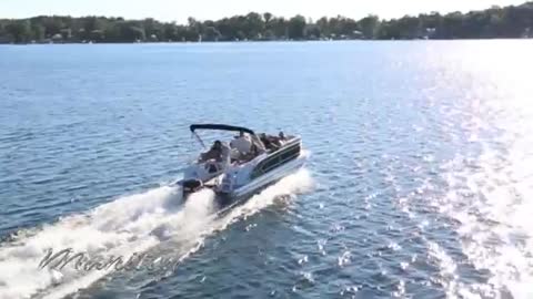 Manitou Pontoon Boat Performance Video