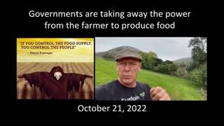 Governments Are Taking Away the Power from the Farmer to Produce Food