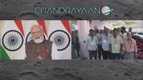 Indian spaceship lands on moon chandriyan 3