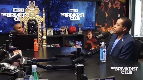 Larry Elder SCHOOLS Charlamagne Tha God on his own radio show.