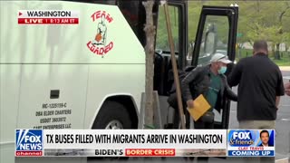 Abbott Stuns Biden, Delivers First Bus of Migrants to D.C.