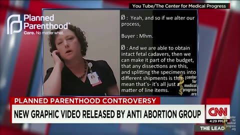 "It's just a matter of line items." Planned Parenthood caught on tape admitting to baby part sales