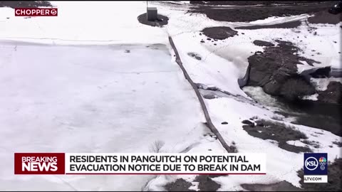UTAH.. Panguitch residents urged to be alert, prepared for evacuation after latest assessment at dam