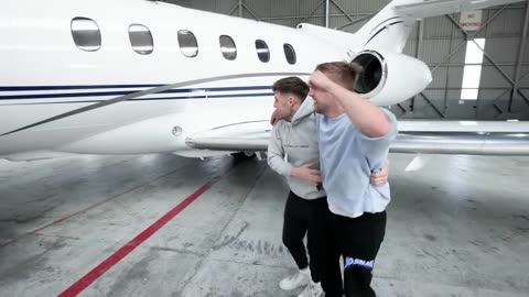 The Last To Take Hand From The Private Jet The Guard