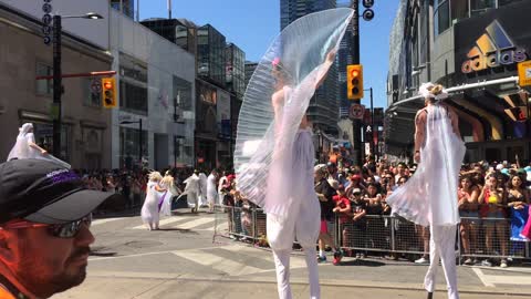 Pride Parade the live fairies :)