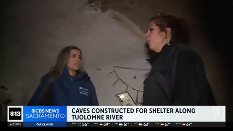 CBS Sacramento: California Homeless Found Living in Furnished Caves 20 Feet Below Street Level