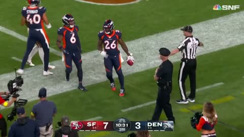 punting highlights from 49ers-Broncos SNF game