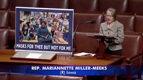 Rep. Mariannette Miller-Meeks (R-IA) Promotes ‘Unmask Our Kids Act’ On House Floor