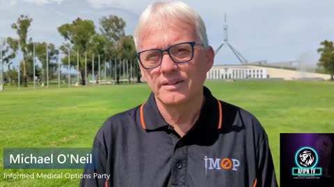 Canberra, Interview with Michael O'Neil from the Informed Medical Options Party.