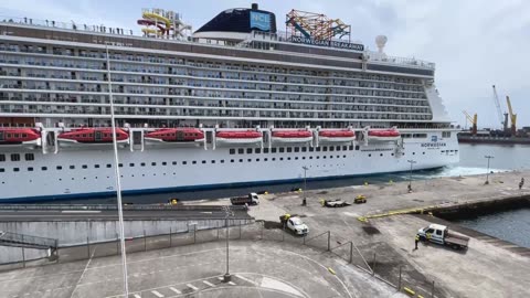 Norwegian Breakaway departure in Ponta Delgada Azores Portugal - 27.04.2023