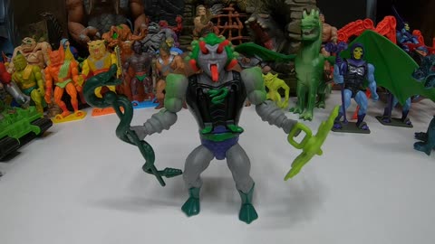 Masters Of The Universe Origins Snake Face Deluxe Action Figure Review! MOTU Origins!