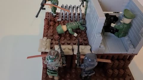 My custom lego ww2 trench