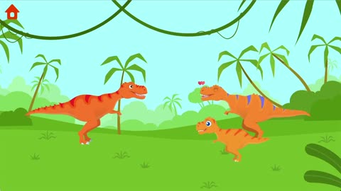 Dinosaur Island🏝️- Dinosaur Exploration Games For Kids | Kids Learning | Kids Games | AmanXOp |