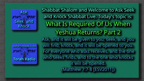 What Is Required Of Us When Yeshua Returns? Part 2