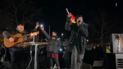 Von der Miwo-Kundgebung in Wolgast 22.12.2021