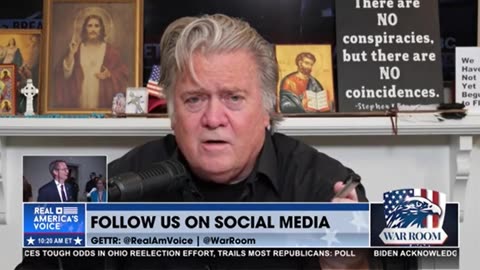 'You Want Gaza? I Got Gaza, Baby! It's Called Southern Arizona. It's the Rio Grande Valley!" - Steve Bannon Goes off on Joe Biden