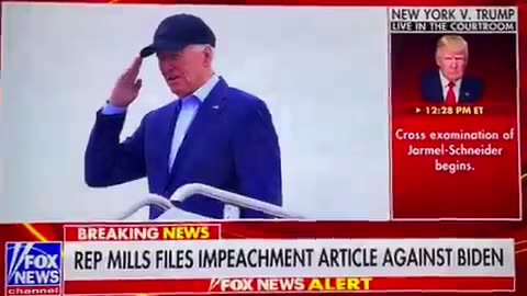 🚨 JUST IN: Rep. Cory Mills files articles of impeachment against Joe Biden