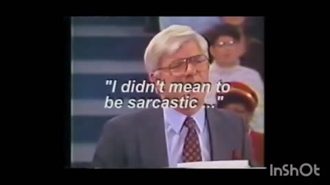 The Children of Table 34 - A rare and disturbing video from the Phil Donahue Show exposing Alfred Kinsey and his team as the sick criminal Pedophiles they were.