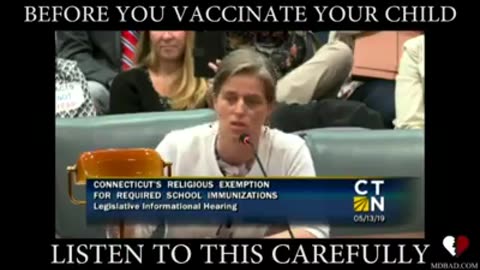 She beautifully articulates on why parents must have a choice when it comes to vaccinating a child.