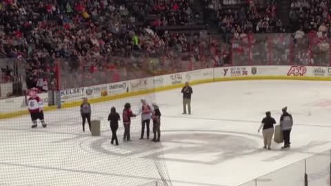 Two Men Tied Back To Back Fallin On Ice