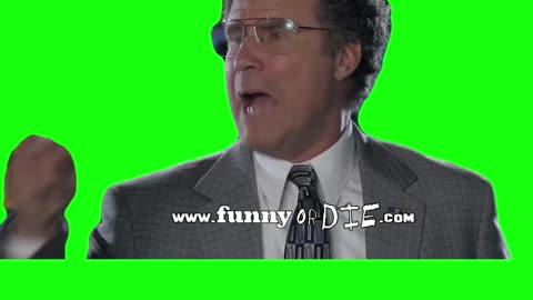 "You Shut Up, I'm So Scared Right Now" Will Ferrell | TikTok Meme Green Screen