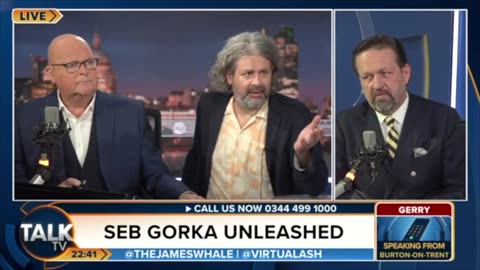 Talking Russia and FAKE News. Seb Gorka with James Whale & Ash on TalkTV