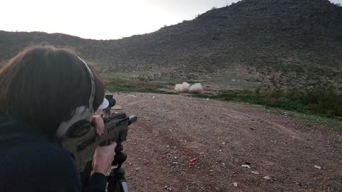 15 year old smokes tannerite charge first round