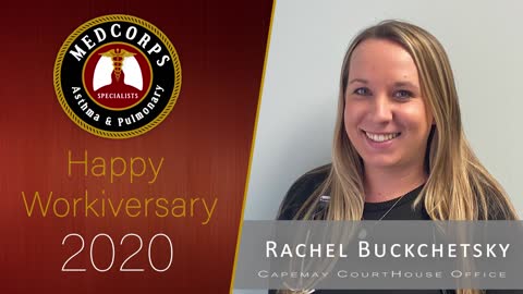 Happy 2 year work anniversary to Rachel Buckchetsky