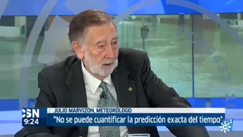 Julio Marvizón meteorólogo hablando del cambio climático.