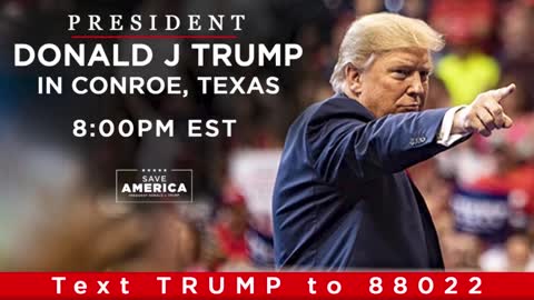 LIVE- President Donald J. Trump in Conroe, Texas